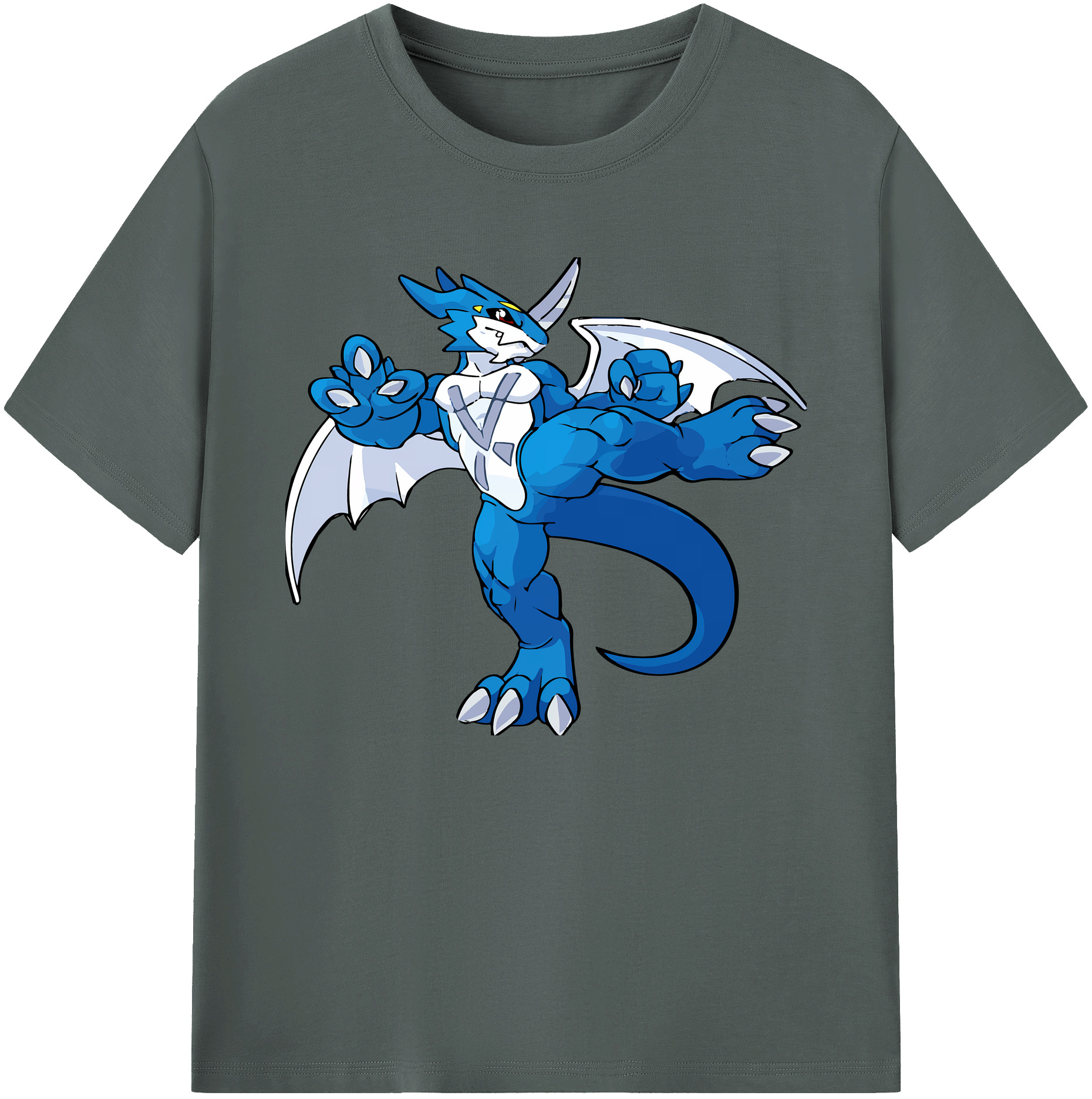 （画像用） Digimon デジタルモンスター/デジモン 綿100％ メンズ半袖Tシャツ｜肌触りやわらか＆通気性